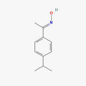 molecular formula C11H15NO B10895635 (1E)-N-hydroxy-1-[4-(propan-2-yl)phenyl]ethanimine 