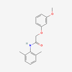 molecular formula C17H19NO3 B10895699 N-(2,6-dimethylphenyl)-2-(3-methoxyphenoxy)acetamide 