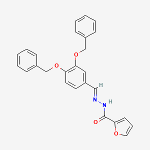 N'-{(E)-[3,4-bis(benzyloxy)phenyl]methylidene}furan-2-carbohydrazide