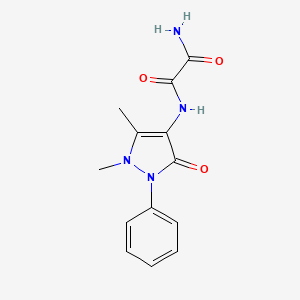 N-(1,5-dimethyl-3-oxo-2-phenyl-2,3-dihydro-1H-pyrazol-4-yl)ethanediamide