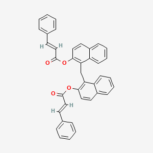 Bis[2-(cinnamoyloxy)-1-naphthyl]methane