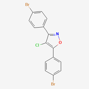 3,5-Bis(4-bromophenyl)-4-chloroisoxazole