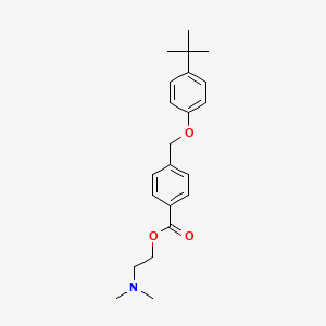 2-(Dimethylamino)ethyl 4-[(4-tert-butylphenoxy)methyl]benzoate