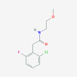 2-(2-chloro-6-fluorophenyl)-N-(2-methoxyethyl)acetamide