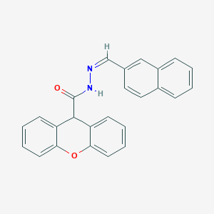 molecular formula C25H18N2O2 B10896525 N'-[(Z)-naphthalen-2-ylmethylidene]-9H-xanthene-9-carbohydrazide 