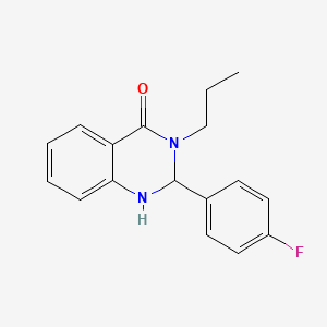 2-(4-fluorophenyl)-3-propyl-2,3-dihydroquinazolin-4(1H)-one