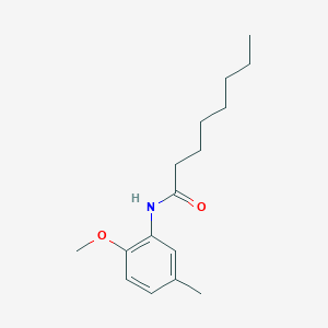 N-(2-methoxy-5-methylphenyl)octanamide