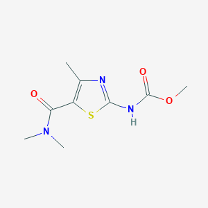 Methyl [5-(dimethylcarbamoyl)-4-methyl-1,3-thiazol-2-yl]carbamate