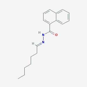 N'-[(1E)-heptylidene]naphthalene-1-carbohydrazide