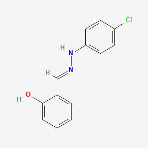 2-{(E)-[2-(4-chlorophenyl)hydrazinylidene]methyl}phenol