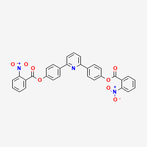 Pyridine-2,6-diyldibenzene-4,1-diyl bis(2-nitrobenzoate)