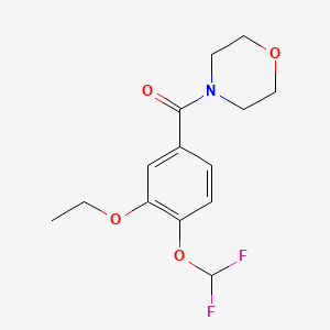 [4-(Difluoromethoxy)-3-ethoxyphenyl](morpholin-4-yl)methanone