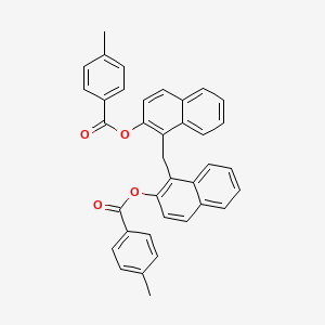 Methanediyldinaphthalene-1,2-diyl bis(4-methylbenzoate)