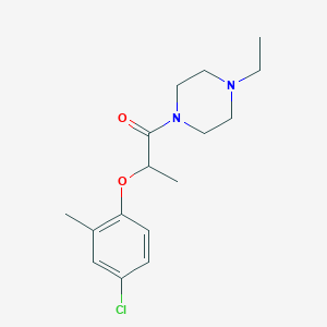 2-(4-Chloro-2-methylphenoxy)-1-(4-ethylpiperazin-1-yl)propan-1-one