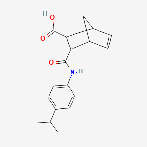 3-{[4-(Propan-2-yl)phenyl]carbamoyl}bicyclo[2.2.1]hept-5-ene-2-carboxylic acid