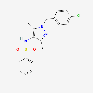 N-[1-(4-chlorobenzyl)-3,5-dimethyl-1H-pyrazol-4-yl]-4-methylbenzenesulfonamide