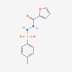 molecular formula C12H12N2O4S B10897337 N'-(4-methylbenzenesulfonyl)furan-2-carbohydrazide 