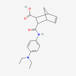 3-{[4-(Diethylamino)phenyl]carbamoyl}bicyclo[2.2.1]hept-5-ene-2-carboxylic acid