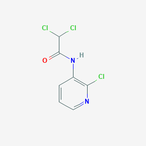 molecular formula C7H5Cl3N2O B10897470 Acetamide, 2,2-dichloro-N-(2-chloro-3-pyridyl)- 