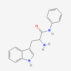 2-Amino-3-(1H-indol-3-yl)-N-phenyl-propionamide