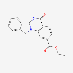 Ethyl 5-oxo-5,11-dihydroisoindolo[2,1-a]quinazoline-2-carboxylate