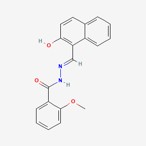 molecular formula C19H16N2O3 B10897648 2-Methoxybenzoic (2-hydroxy-1-naphthylmethylene)hydrazide CAS No. 25913-26-2