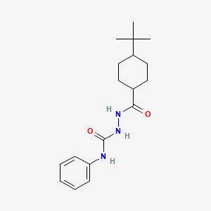 2-[(4-tert-butylcyclohexyl)carbonyl]-N-phenylhydrazinecarboxamide