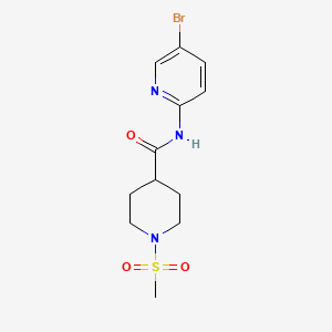 N-(5-bromopyridin-2-yl)-1-(methylsulfonyl)piperidine-4-carboxamide