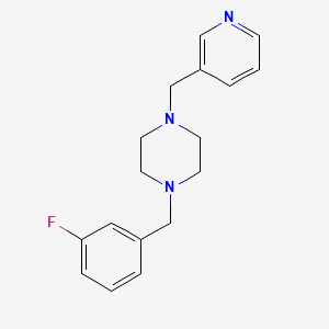 1-(3-Fluorobenzyl)-4-(pyridin-3-ylmethyl)piperazine