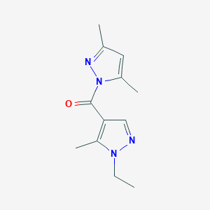 (3,5-dimethyl-1H-pyrazol-1-yl)(1-ethyl-5-methyl-1H-pyrazol-4-yl)methanone