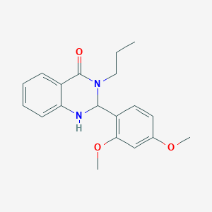 2-(2,4-Dimethoxy-phenyl)-3-propyl-2,3-dihydro-1H-quinazolin-4-one