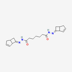 N'~1~,N'~7~-di[(6E)-bicyclo[3.2.0]hept-3-en-6-ylidene]heptanedihydrazide