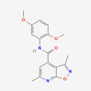 N-(2,5-dimethoxyphenyl)-3,6-dimethyl[1,2]oxazolo[5,4-b]pyridine-4-carboxamide