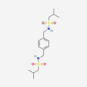 N~1~-(4-{[(Isobutylsulfonyl)amino]methyl}benzyl)-2-methyl-1-propanesulfonamide