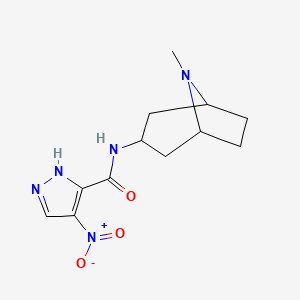 N-(8-methyl-8-azabicyclo[3.2.1]oct-3-yl)-4-nitro-1H-pyrazole-3-carboxamide