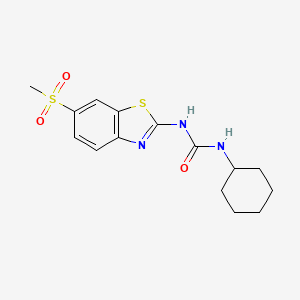 1-Cyclohexyl-3-[6-(methylsulfonyl)-1,3-benzothiazol-2-yl]urea