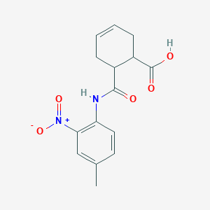 6-[(4-Methyl-2-nitrophenyl)carbamoyl]cyclohex-3-ene-1-carboxylic acid