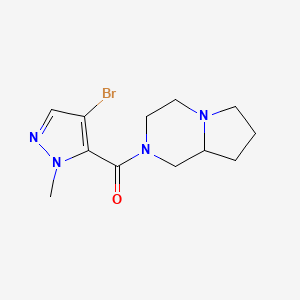 (4-Bromo-1-methyl-1H-pyrazol-5-YL)[hexahydropyrrolo[1,2-A]pyrazin-2(1H)-YL]methanone