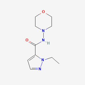 1-ethyl-N-(morpholin-4-yl)-1H-pyrazole-5-carboxamide