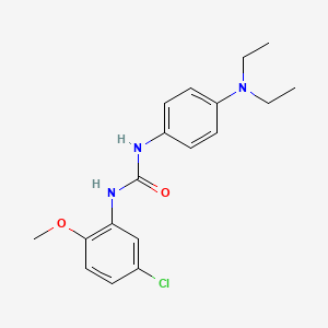 1-(5-Chloro-2-methoxyphenyl)-3-[4-(diethylamino)phenyl]urea