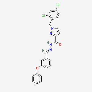 1-(2,4-dichlorobenzyl)-N'-[(E)-(3-phenoxyphenyl)methylidene]-1H-pyrazole-3-carbohydrazide