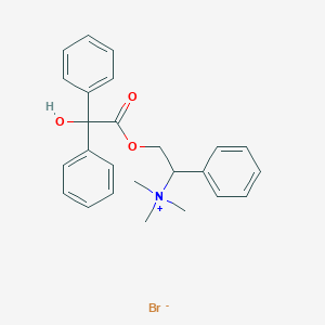 B010899 (alpha-(Hydroxymethyl)benzyl)trimethylammonium bromide benzilate CAS No. 101674-29-7