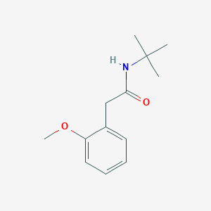 molecular formula C13H19NO2 B10899024 N-tert-butyl-2-(2-methoxyphenyl)acetamide 