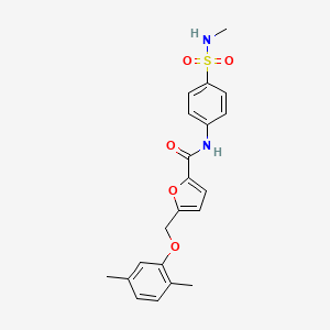 5-[(2,5-dimethylphenoxy)methyl]-N-[4-(methylsulfamoyl)phenyl]furan-2-carboxamide