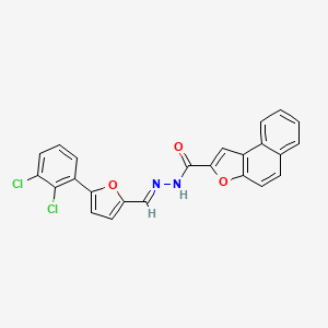 N'-{(E)-[5-(2,3-dichlorophenyl)furan-2-yl]methylidene}naphtho[2,1-b]furan-2-carbohydrazide