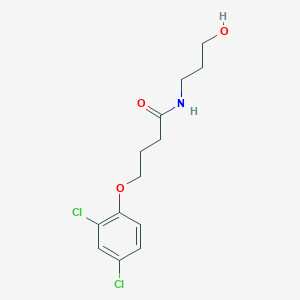 4-(2,4-dichlorophenoxy)-N-(3-hydroxypropyl)butanamide