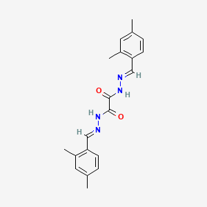 N'~1~,N'~2~-bis[(E)-(2,4-dimethylphenyl)methylidene]ethanedihydrazide