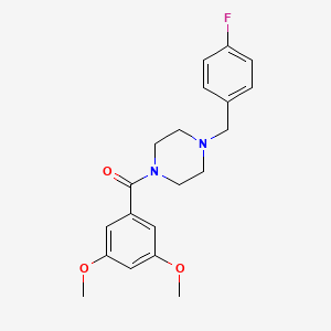 (3,5-Dimethoxyphenyl)[4-(4-fluorobenzyl)piperazin-1-yl]methanone