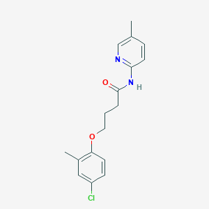 4-(4-chloro-2-methylphenoxy)-N-(5-methylpyridin-2-yl)butanamide