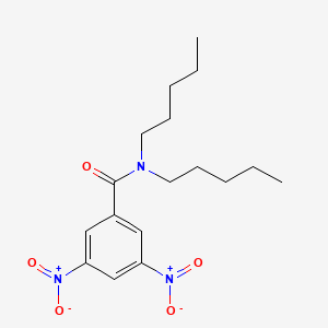 3,5-dinitro-N,N-dipentylbenzamide